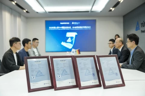 快仓多款产品获得德国莱茵 TÜV 北美认证及 CE-MD 认证