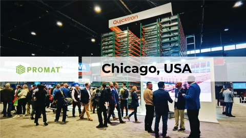 快仓机器人将在 2023 年美国芝加哥物流展（ProMat ）上展示模块化且可扩展的货到人解决方案。