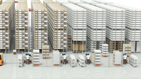 快仓推出全新 “一体化” 混合式货到人拣选系统